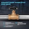 Everflow FIP Short Globe Style Stop Valve, Brass 1/2" 73122-NL - alternate 2
