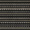 Homeroots 5' X 8' Black And Taupe Striped Washable Indoor Outdoor Area Rug 610517 - alternate 2