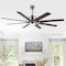 Jonathan Y Octo 66" 1-Light Contemporary Industrial Iron/Plastic Mobile-App/Remote-Controlled 6-Speed Ceiling F JYL9712C - alternate 4