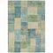 Homeroots 3' X 5' Blue Geometric Washable Indoor Outdoor Area Rug 608262 - alternate 2