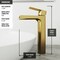Vigo Amada Single Handle Single-Hole Bathroom Vessel Faucet in Matte Brushed Gold VG03026MG - alternate 3