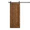 Sartodoors Modern Barn Door 36 x 96 inches, Ego 5006 Cognac Oak Veneer, 6.6FT Rail Track Heavy Hardware Set ,  EGO5006BD-B-DKO-3696 - alternate 1