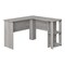 Homeroots 47" Gray Wood Corner Computer Desk 489884 - alternate 1
