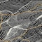 Homeroots 3' X 5' Black Ivory And Gold Abstract Washable Indoor Outdoor Area Rug 601032 - alternate 2