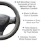 Dash Designs Comfort Grips Ultra Plush 15.5in - 16.5in Steering Wheel Cover - Grey 3313GY - alternate 2