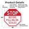 Signmission Stop Before Pulling on Scales, 10 Inch X 10 Inch, Aluminum Metal Signs OC-A-10-276 - alternate 2