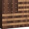 Homeroots 55in Brown Solid Wood Carved American Flag Accent Cabinet With Three Doors And Two Drawers 716325 - alternate 2