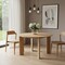 Homeroots 51" Beige Solid Wood Round Top Dining Table 712182 - alternate 2