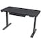 Motionwise Standing Desk, 24 in x48", Adjust Height 28" to 48", Blk Top, Lt Gray Frame SDG48B - alternate 1