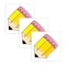 Creative Teaching Press Core Decor, Doodle Pencil, 3'', Designer Cut-Outs, 36-Piece Set, 3PK 10678 - alternate 1