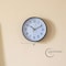 Clockswise Black 8-In Analog Clock - Silent, Non-Ticking for Wall, Office Desk, Table and Shelf,  QI004744.BK.8 - alternate 2