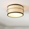 Jonathan Y Evan 14" 2-Light Rustic Farmhouse Iron LED Flush Mount, Oil Rubbed Bronze JYL1313A - alternate 2