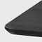 Homeroots 67" Black Wood Double Pedestal Base Dining Table 713570 - alternate 2