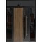 Vdomdoors Steel Door Dekton 0163 Venezia Noce 96вЂќ/ 2 Side and Top Exterior Window Sidelite Entry Door Paint DEKTON0163EXD-VEN-W14+36+14xH96+16-LH-I - alternate 1