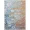 Homeroots 8' X 10' Copper Blue And Artichoke Green Abstract Washable Indoor Outdoor Area Rug 582167 - alternate 2