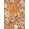 Homeroots 5' X 8' Orange Peach And Salmon Floral Washable Indoor Outdoor Area Rug 611205 - alternate 2