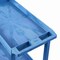 Luxor Deep Shelf Utility Cart, High Density Polyethylene (Shelf)/Polyvinyl Chloride (Leg), 3 Shelves EC111HD-BU - alternate 2