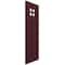 Ekena Millwork True Fit PVC San Antonio Mission Style Fixed Mount Shutters, Wine Red, 12W x 32H, PR TFP001ST12X032WR - alternate 3