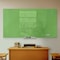 Fab Glass And Mirror Magnetic Dry Erase Glass Board, Green Frameless Surface Glass Board with Eased Corners - Includ GBZ36x60-SB602 - alternate 3