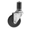 Service Caster 4'' SS Hard Rubber Wheel Swivel 1-1/2'' Expanding Stem Caster SCC-SSEX20S414-HRS-112 - alternate 1