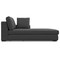 Homeroots 122" Gray Fabric Sofa With Brown Legs 641042 - alternate 3