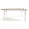 Flash Furniture Commercial Adjustable Height Horseshoe Activity Table with Short Legs in LT NAT XU-A6066-HRSE-LTNAT-T-P-GG - alternate 4
