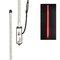 Safetywhips 5' Super Duty Fully Lit Red  LED Whip SDL05R - alternate 1