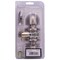 Prosource Passage Knob, Metal, Satin Nickel, 2-3/8 to 2-3/4 in Backset, 1-3/8 to 1-3/4 in Thick Door T3P30V-PS - alternate 2