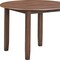 Homeroots 42" Brown Wood Round Top Dining Table 630375 - alternate 2