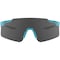 Ironwear Scratch Resistant UV Blocking Safety Glasses with Curved Lens, Teal, Grey 3595-T-G - alternate 1