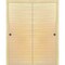 Sartodoors Sliding Closet Bypass Doors, Planum 0010 Natural Veneer, Sturdy Rails Moldings Trims Hardware Set,  PLANUM0010DBD-SHP-6484 - alternate 4