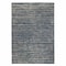 Homeroots 8' Runner Gray and Blue Striped Stain Resistant Indoor Outdoor Runner Rug 531664 - alternate 2