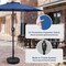 Simple Deluxe 7.5' Patio Umbrella Outdoor Table Market Yard Umbrella with Push Button Tilt/Crank, 6 Sturdy Ribs f LGBRLA7BLU - alternate 2