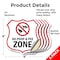 Signmission Dog Poop Shield Sign No Poop & Pee Zone, 6 inch X 6 inch, Vinyl Decal, 5PK SHI-D-5PACK-6-375 - alternate 2