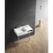 Kingston Brass 36-Inch Solid Surface Console Sink with Stainless Steel Legs, 8-Inch, 3-Hole KVPB3368SQA8 - alternate 2