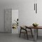 Sartodoors Hidden Barn with Silver Edges - Planum 0010 Onyx 42" x 80" PLANUM0010HB-S-PM003-42 - alternate 1