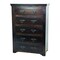 Homeroots 36" Brown Solid Wood Five Drawer Dresser 489194 - alternate 1