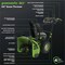 Greenworks 80V 24''Dual Stage Cordless Snow Thrower Kit with, 2 4.0 Ah Batteries & Charger 2615702 - alternate 2