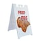Signmission Fried Pies, A-Frame & 2 Decals Installed, Heavy-Duty Plastic Frame SBHD-D-2436-Fried Pies - alternate 1
