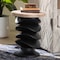 Bali & Pari Ziva End Table with Petrified Wood Top - Pedestal Accent Side Table for Living Room or Entryway 269-14667-ZORO - alternate 2