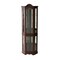 Homeroots Mahogany Scallop Top Lighted Corner Curio Cabinet 401662 - alternate 2
