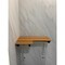 Homeroots 18" X 36" Brown Teak Wall Mount Rectangular Shower Bench 549364 - alternate 2