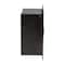 Alfi Brand PVD Brushed Black Stainless Steel Recessed Toilet Paper Holder W/ Cover ABTPP77-BB - alternate 3