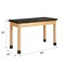 Diversified Spaces LABORATORY TABLE CHEMGRD TOP 30X60X24, Wood, Wood Frame, Wood Surface, 48" W, Beige P7602BK30N - alternate 2