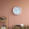 Clockswise 14-in Round Quartz Wall Clock Non-Ticking Battery Operated with Silent Sweep Movement,  QI004745.WT.14 - alternate 2