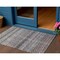 Homeroots 3' X 5' Brown Black And Brick Red Striped Washable Indoor Outdoor Area Rug 605687 - alternate 1