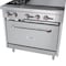 Koolmore 36 in. 2 Burner Commercial LP Range with 24 in. Griddle in Stainless-Steel KM-CRG36-LP - alternate 4