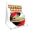 Signmission Kettle Corn, 36 Inch x 24 Inch A-frame Yard Sign, Plastic Sign SBC-2436-Kettle Corn - alternate 1