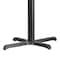 Flash Furniture Restaurant Table X-Base with 3" Dia. Tab, 23.75 in W, 30 in L, 28 in H, Cast Iron, Iron, Black XU-T2230-GG - alternate 3