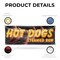 Signmission Hot Dogs Steamed Bun, 18 Inch x 48 Inch, Vinyl Banner B-30700 - alternate 2